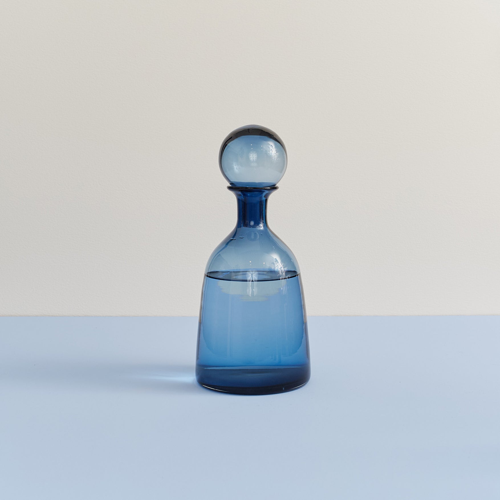 Blue Glass Carafe