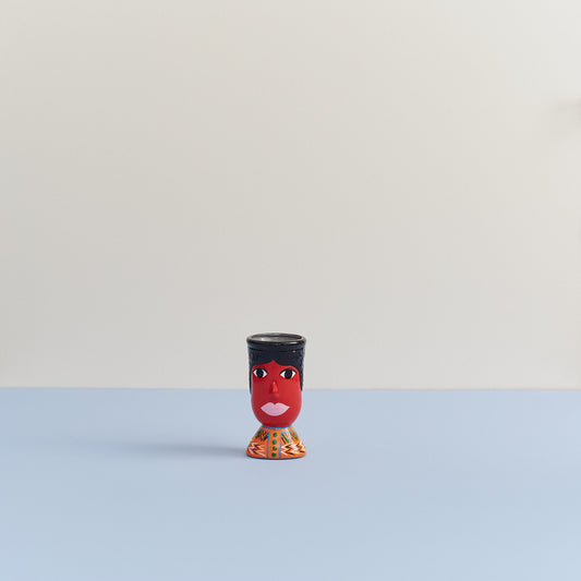 Guatemalan Head Pots - Red Common Things