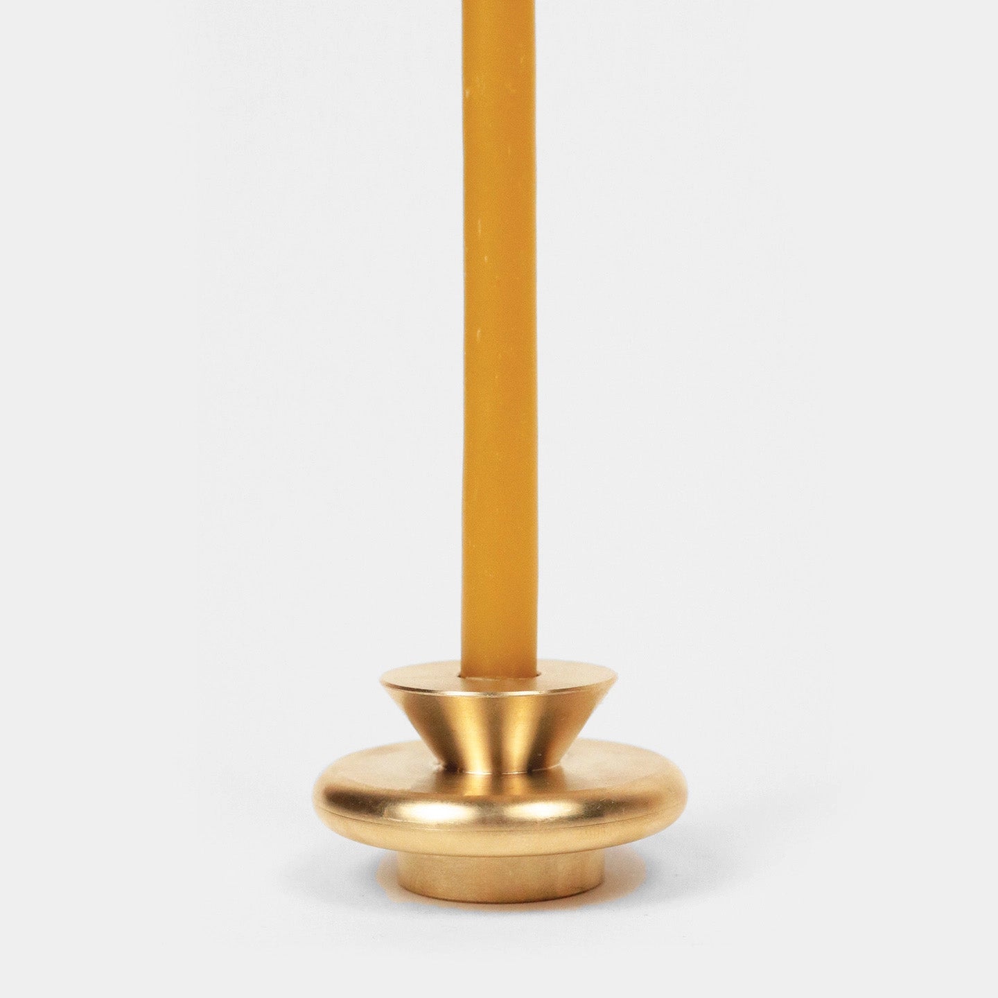 Solid Brass Candle Holder