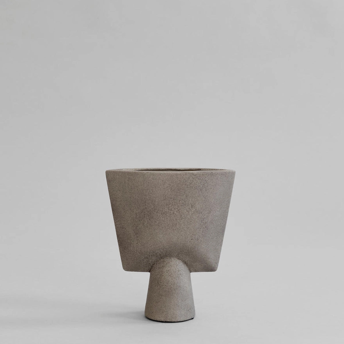 Mini Sphere Vase Triangle - Taupe