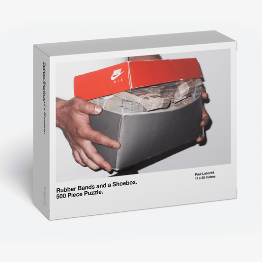 Rubber Bands and a Shoebox Jigsaw Puzzle by Paul Labonte